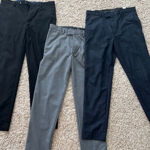 Set of 3 Banana Republic Slim Fit Men’s dress pants 34x32 EUC